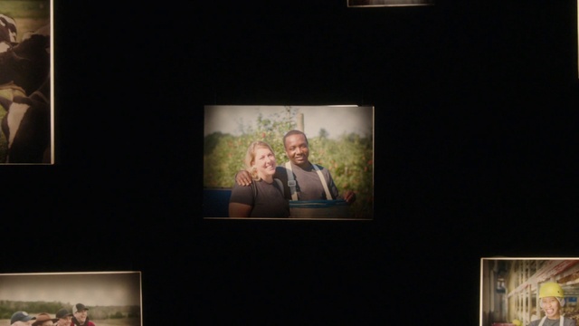 Video Reference: Picture frame, Art, Wall, Suit, Display device, Rectangle, Space, Event, Musical instrument, Visual arts