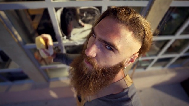 Video Reference: Forehead, Nose, Hair, Hairstyle, Eyebrow, Shoulder, Beard, Mouth, Jaw, Ear