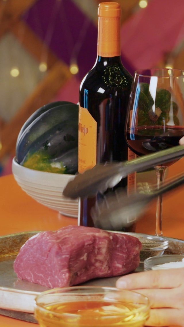 Video Reference: Food, Bottle, Liquid, Ingredient, Animal product, Recipe, Wine, Barware, Tableware, Cuisine