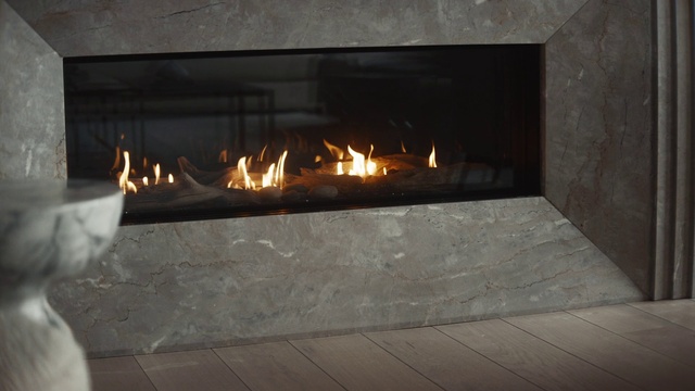 Video Reference: Wood, Hearth, Fire, Flame, Fireplace, Building material, Gas, Heat, Rectangle, Event