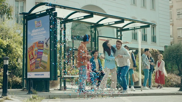 Video Reference: Tree, Public space, Leisure, Street fashion, City, Electricity, Event, Facade, Pedestrian, Machine