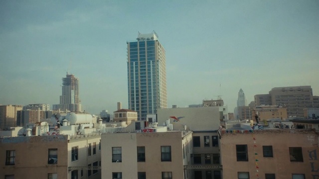 Video Reference: Skyscraper, Sky, Building, Daytime, Property, Window, Cloud, Tower block, Urban design, Condominium