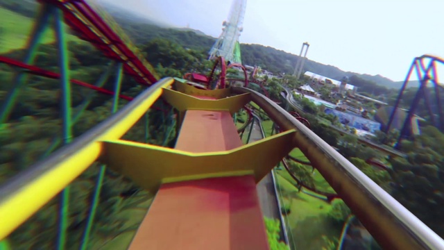 Video Reference: Sky, Leisure, Recreation, Chute, Amusement ride, Fun, Pole, Wood, Grass, City