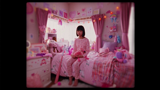 Video Reference: Decoration, Purple, Toy, Pink, Interior design, Magenta, Bed, Entertainment, Event, Fun