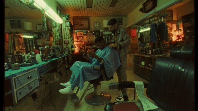 Video Reference: Building, Mirror, Stool, Barber chair, Barber, Fun, Beauty salon, Room, Machine, Drawer