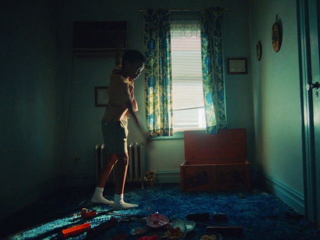 Video Reference: Blue, Window, Textile, Wood, Interior design, Sunlight, Flooring, Floor, House, Art