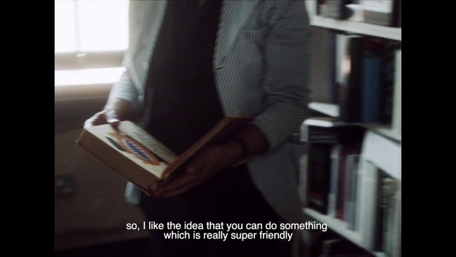 Video Reference: Sleeve, Waist, Dress shirt, Collar, Publication, Street fashion, Blazer, Book, Font, Formal wear