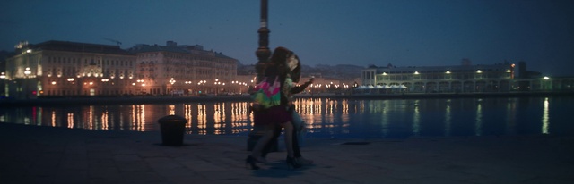 Video Reference: Sky, Water, Flash photography, Standing, Body of water, Dusk, Happy, Travel, City, Horizon