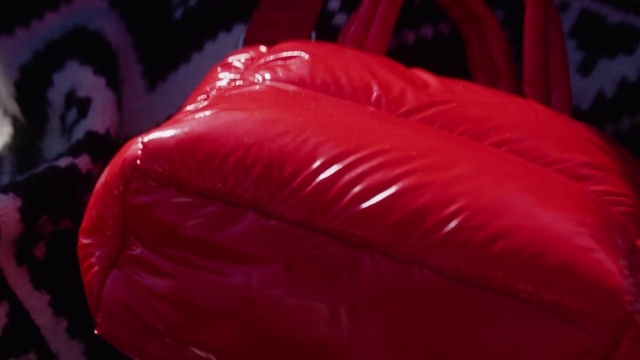 Video Reference: Sleeve, Purple, Bean bag, Jacket, Automotive tire, Automotive design, Automotive lighting, Magenta, Recreation, Tints and shades