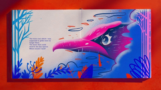 Video Reference: Blue, Azure, Rectangle, Paint, Organism, Art, Font, Wall, Painting, Fin