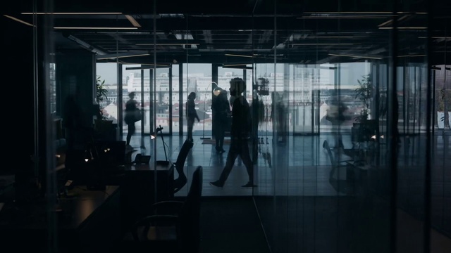 Video Reference: Building, Fixture, Window, Floor, Tints and shades, Glass, Flooring, Door, City, Metal