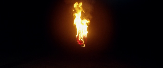 Video Reference: Sky, Flame, Fire, Amber, Heat, Gas, Event, Lens flare, Darkness, Backlighting