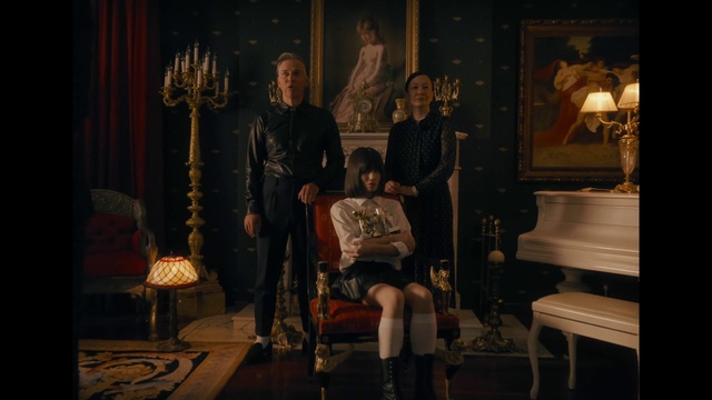 Video Reference: Picture frame, Musician, Stool, Event, Music, Entertainment, Darkness, Art, Curtain, Room