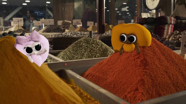 Video Reference: Ingredient, Clock, Cuisine, Spice, Toy, Seasoning, Eyewear, Soil, Sunglasses, Market