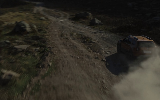 Video Reference: Tire, Automotive tire, Hood, Vehicle, Wheel, Landscape, Grass, Road, Automotive exterior, Car