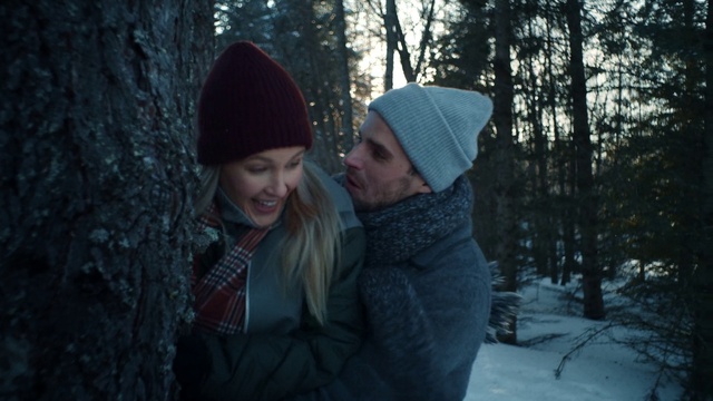 Video Reference: Clothing, Outerwear, Plant, Leaf, Smile, Flash photography, Tree, Wood, Cap, Standing