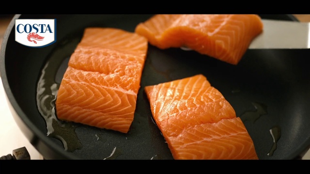 Video Reference: Food, Tableware, Ingredient, Recipe, Orange, Seafood, Cuisine, Dish, Salmon, Fish