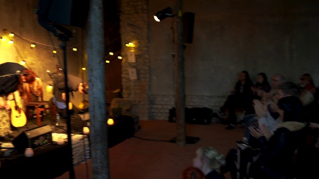 Video Reference: Event, Crowd, Fun, Building, Metal, Room, Performance art, Light fixture, Night, Darkness