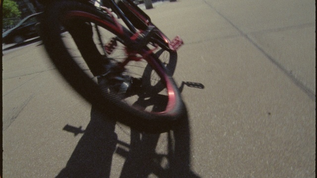 Video Reference: Bicycle tire, Bicycle frame, Bicycle handlebar, Bicycles--Equipment and supplies, Plant, Automotive tire, Tire, Bicycle fork, Road surface, Bicycle part