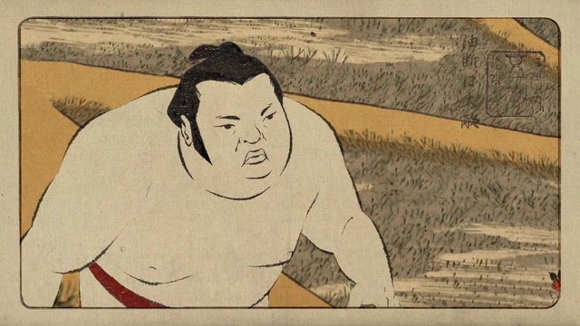 Video Reference: Nose, Facial expression, Art, Gesture, Painting, Happy, Illustration, Drawing, Visual arts, Font