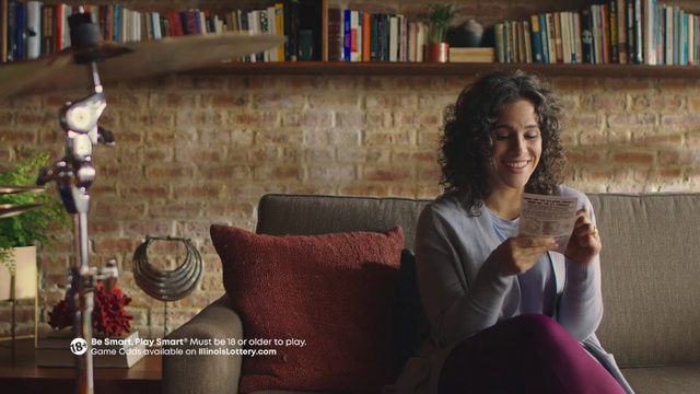 Video Reference: Bookcase, Furniture, Shelf, Smile, Comfort, Couch, Flash photography, Shelving, House, Living room