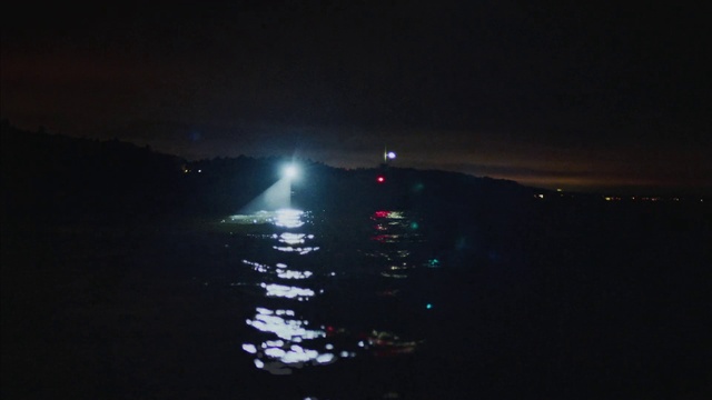 Video Reference: Water, Liquid, Fluid, Astronomical object, Gas, Sky, Midnight, Lake, Horizon, Lens flare