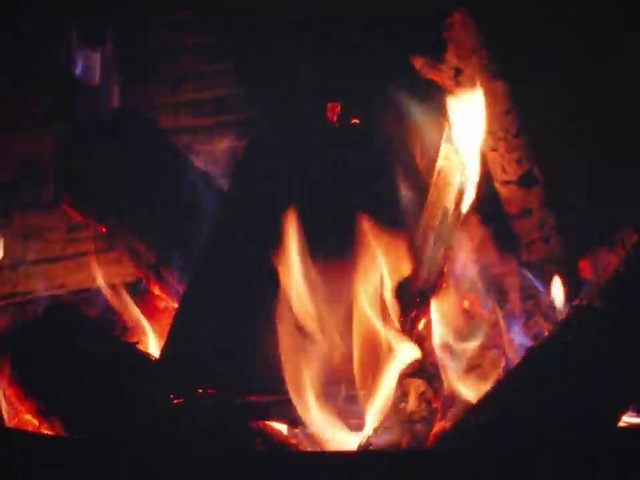 Video Reference: Bonfire, Fire, Flame, Campfire, Heat, Gas, Fireplace, Wood, Event, Darkness
