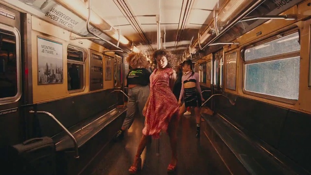 Video Reference: Clothing, Window, Train, Mode of transport, Dress, Flash photography, Rolling stock, Vehicle, Public transport, Passenger