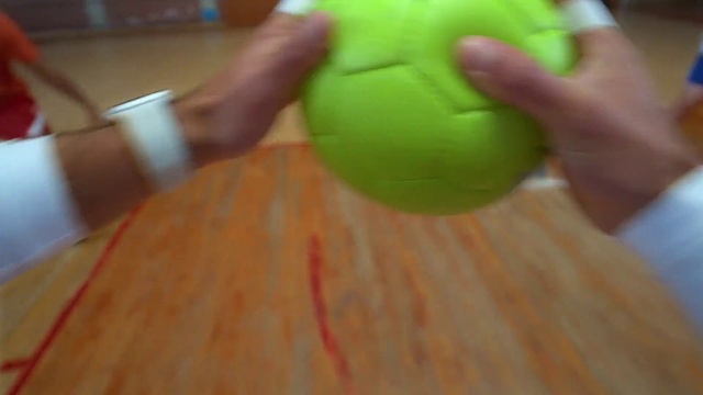 Video Reference: Gesture, Finger, Toy, Thumb, Wrist, Nail, Wood, Plastic, Sports toy, Fun