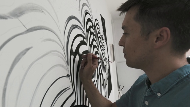 Video Reference: Gesture, Style, Art, Automotive design, Artist, Font, Monochrome photography, Monochrome, Visual arts, Drawing