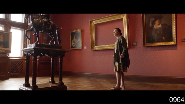 Video Reference: Picture frame, Black, Human, Art, Painting, Artist, Event, Entertainment, Fashion design, Visual arts