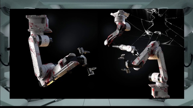 Video Reference: Product, Automotive design, Art, Machine, Space, Font, Toy, Fictional character, Carmine, Skeleton
