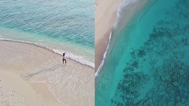 Video Reference: Water, Azure, Beach, Coastal and oceanic landforms, Art, Aqua, Paint, Landscape, Leisure, Wind wave