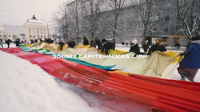 Video Reference: Daytime, Snow, Tree, Freezing, Architecture, Crowd, Leisure, Public space, Morning, Landmark