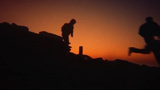 Video Reference: Sky, Cloud, Afterglow, Standing, Sunlight, People in nature, Dusk, Sunset, Red sky at morning, Landscape