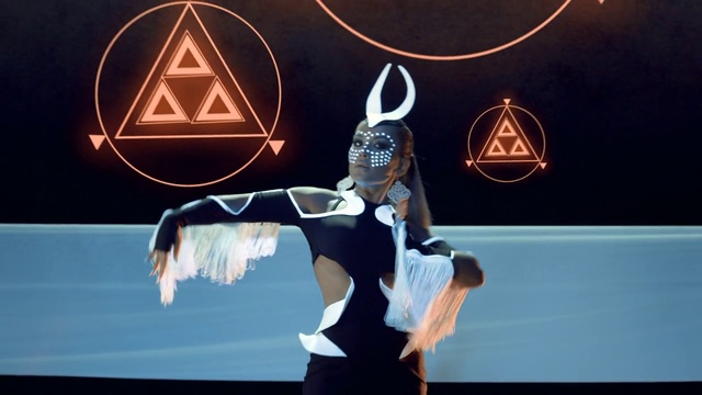 Video Reference: Tennis, Racquet sport, Sports equipment, Tennis player, Performing arts, Electric blue, Event, Entertainment, Sports, Logo