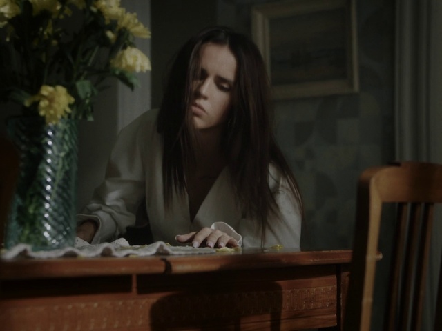 Video Reference: Furniture, Dress, Table, Flash photography, Chair, Plant, Wood, Window, Flower, Flower Arranging