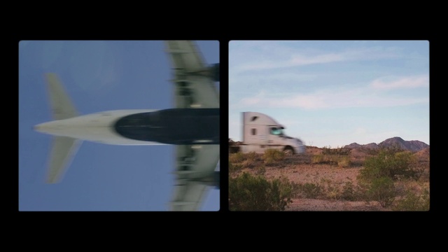 Video Reference: Sky, Plant, Cloud, Building, Tints and shades, Landscape, Art, Propeller, Rectangle, Wing
