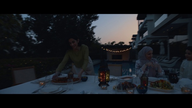 Video Reference: Table, Tableware, Sky, Flash photography, Plant, Tree, Tints and shades, Event, Darkness, Plate