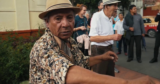 Video Reference: Face, Hat, Sun hat, Human, Plant, Temple, Fedora, Community, Headgear, People