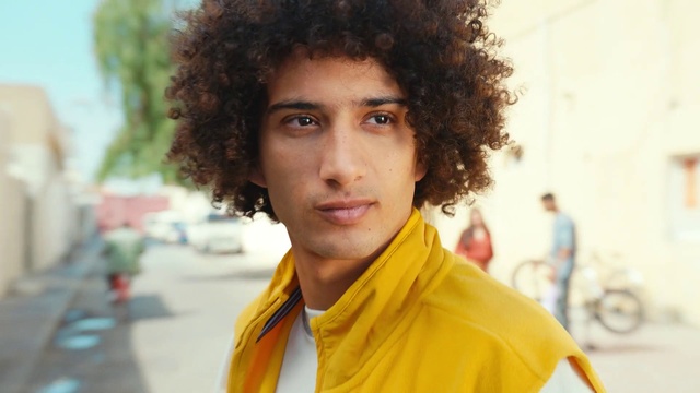 Video Reference: Forehead, Nose, Chin, Jheri curl, Hairstyle, Facial expression, Organ, Human, Happy, Ringlet
