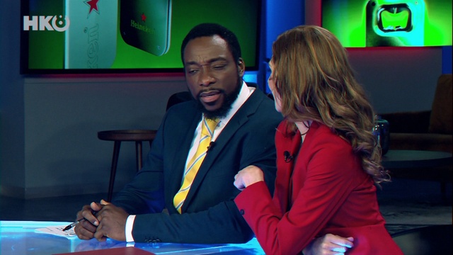 Video Reference: Microphone, Coat, Blue, World, Tie, Blazer, Suit, Event, Television, Job