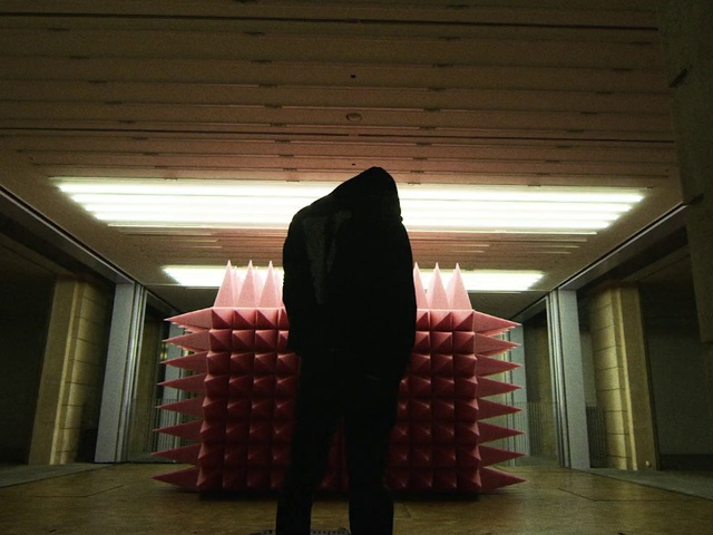 Video Reference: Outerwear, Wood, Waist, Floor, Flooring, Tints and shades, Art, Darkness, Human leg, Ceiling