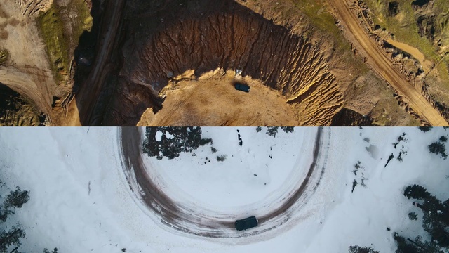 Video Reference: Slope, Formation, Geological phenomenon, Landscape, Wood, Circle, Geology, Soil, Snow, Rock