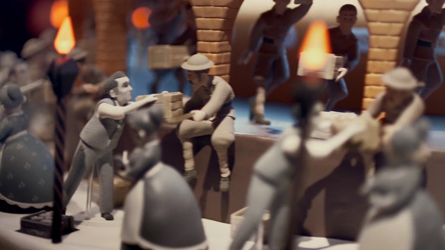 Video Reference: Toy, Standing, Sculpture, Art, Statue, Recreation, Event, Fun, Hat, Games