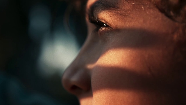 Video Reference: Nose, Cheek, Lip, Eyelash, Neck, Jaw, Flash photography, Beard, Facial hair, Black hair