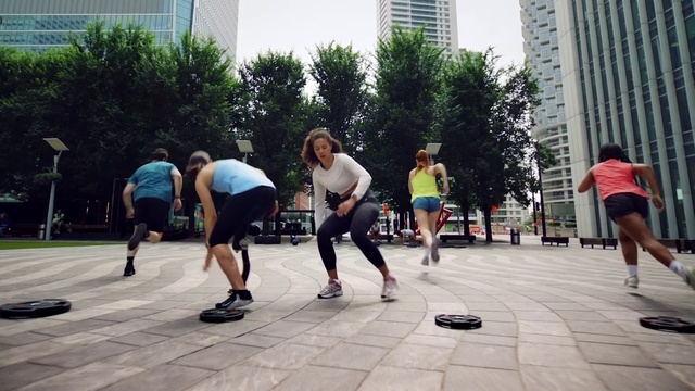 Video Reference: Footwear, Building, Shorts, Tree, Skyscraper, Leisure, Sports, Streetball, Ball, Asphalt