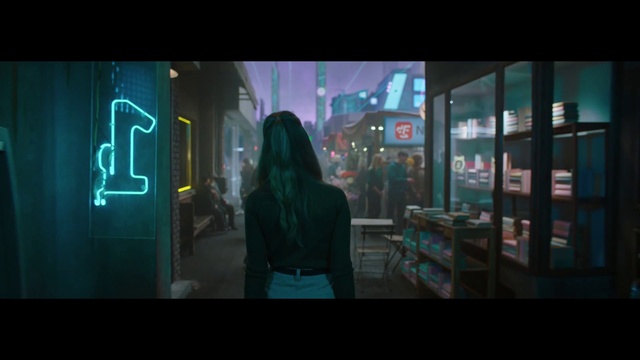 Video Reference: Window, Television set, Entertainment, Magenta, Display device, Art, Fun, Technology, Electronic device, Electric blue