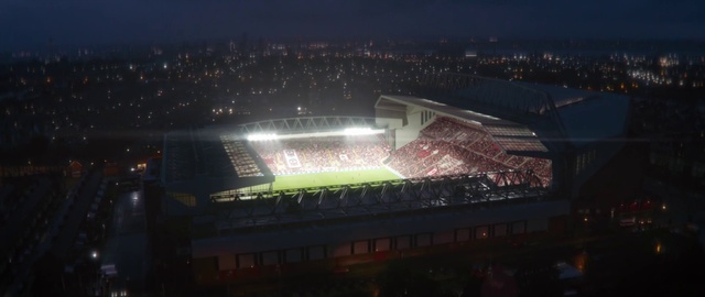 Video Reference: Atmosphere, Building, Sky, Urban design, City, Stadium, Sport venue, Rectangle, Landscape, Arena