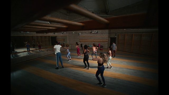 Video Reference: Building, City, Leisure, Road, Fun, Event, Pedestrian, Darkness, Asphalt, Recreation